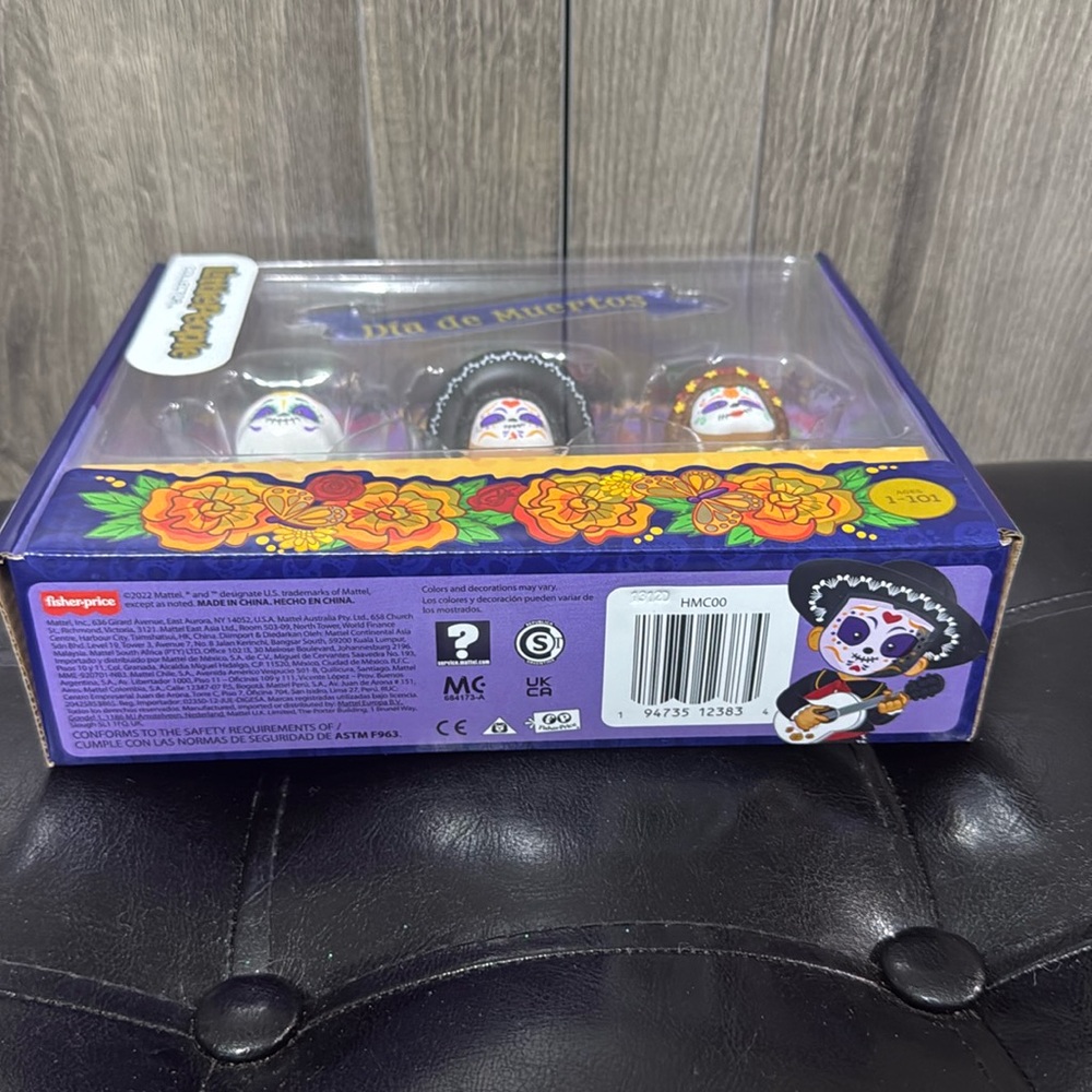 New Dia De Muertos Little People Collectible Doll Set Of 3 In Unopened Box - Picture 10 of 10